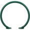 Global Industrial Circle Bike Rack, 37W x 33-1/2H, 2 Bike Capacity, Flange Mount, Green 708388GN - alternate 1